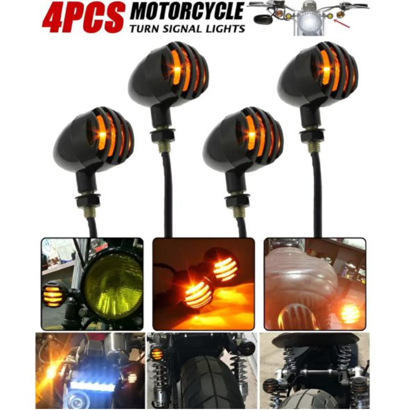 4 Grill Indicators Yellow Led For Bikes Main Image